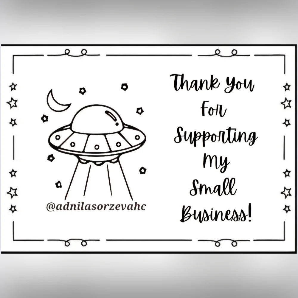 @adnilasorzevahc  Custom Handmade Thank You Business Thank You Cards 50 Count